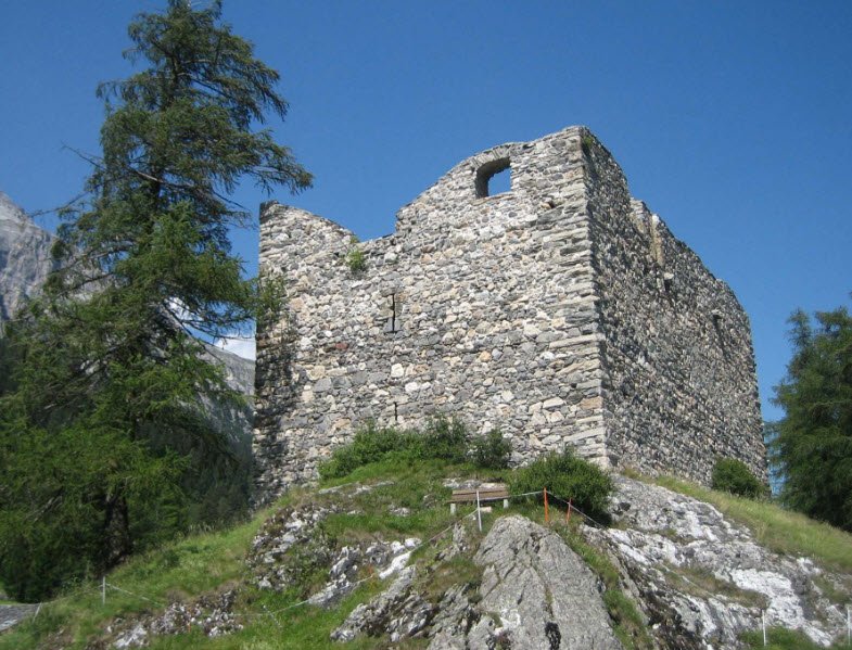 Burgruine Splügen, Switzerland, Switzerland
